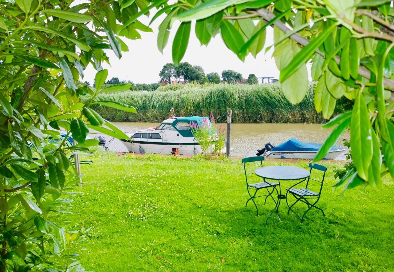 Fewo Blankenese Im Haus Luehegarten Grünendeich Eksteriør billede