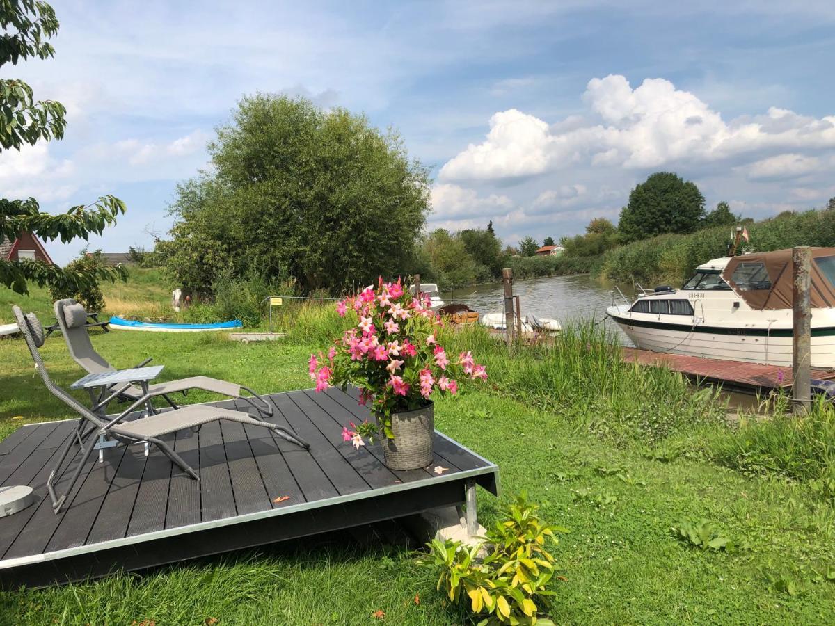 Fewo Blankenese Im Haus Luehegarten Grünendeich Eksteriør billede